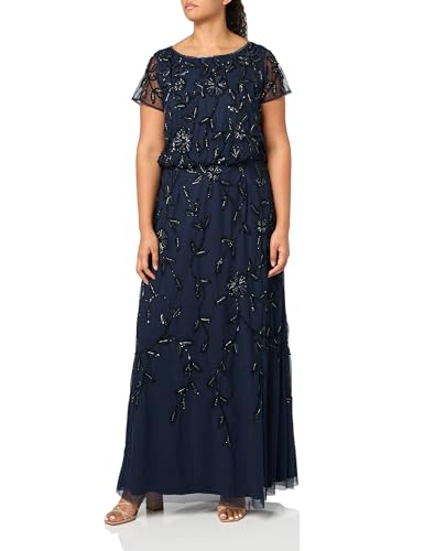 Image of Adrianna Papell Embellished Mikado Gown