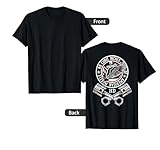 HD 88 CID Engine Motorcycle V-Twin Skull Crossed Pistons T-Shirt