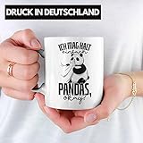 Trendation - Lustige Panda Tasse Panda-Motiv Geschenk Tierliebhaber Geschenkidee Panda Fans (Weiß)