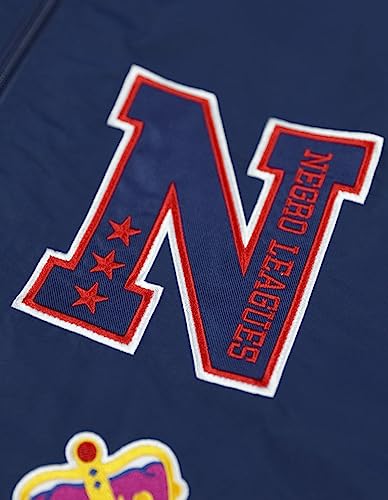 NLBM Negro Leagues M6 Windbreaker Jacket Navy3