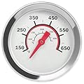 1.8" Lid Temperature Gauge G432-8L00-W1 for Charbroil Grill Thermometer Replacement Charbroil Advantage & Tru-Infrared Performance 463625217 463229521 463238218 463243518 463274419 Heat Indicator etc.
