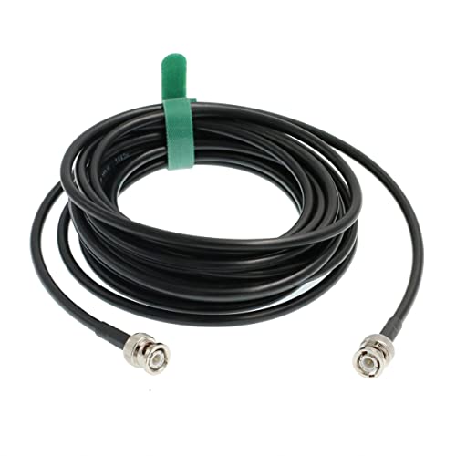 6G SDI Koax-Kabel (50 Ohm, RG223) – BNC Stecker Rechtwinklig Auf Buchse, Doppelt Geschirmt Für Kamera, Monitor, GPS