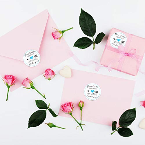 image for Zonon 500 Pieces Your Order Made My Day Stickers Decorative Business S