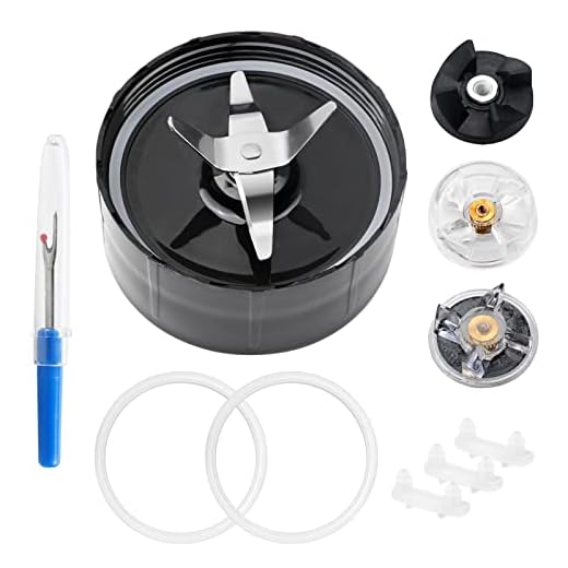 Cross Blade Blender Replacement Parts with Base Gear &Blade Gear Rubber Gaskets Replacement Parts Compatible with 250W Magic Bullet MB1001 Series Blender（10 Pieces)
