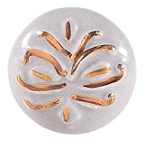 La Finesse kn1347 Knopf, Weiss, Durchmesser 2 cm x 7,5 cm länge