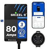 Grizzl-E Ultimate Level 2 Fastest 80A / 19.2 kW Electric Vehicle (EV) Charger, UL Tested and Certified, Metal Case, Indoor/Outdoor Electric Car Fast Charging Station, Hardwired, Classic Black, J1772