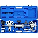 Acymner 9-Way 2/3 Jaw Bearing Hub Gear Seal Remover Tool, 19pc Heavy Duty Slide Hammer Puller Kit
