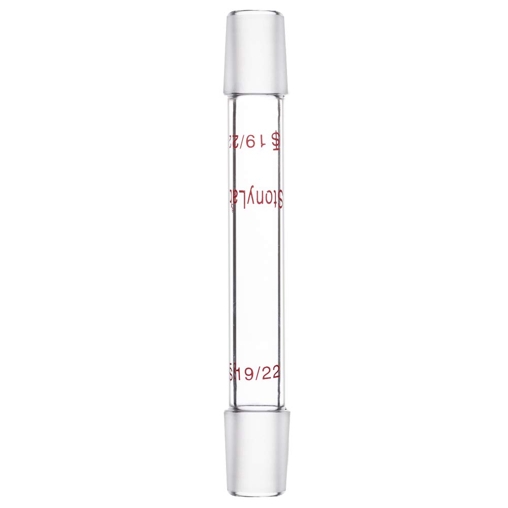 Adaptateur Verre Borosilicate 19/22 - Joint Mâle/Femme - Pour Matériel Labo - Longueur 30mm