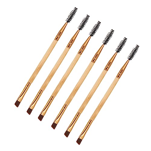 Healvian Makeup Tools Set 6pcs Double Ended Brush Strong Sturdy Comfortable Share Loved Ones for Levels