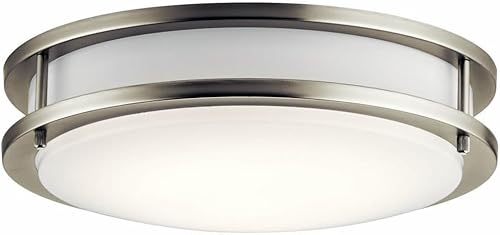 Miniatura 1 de Kichler 10784NILED - Montaje empotrado LED acrílico blanco de 11.75" en níquel cepillado