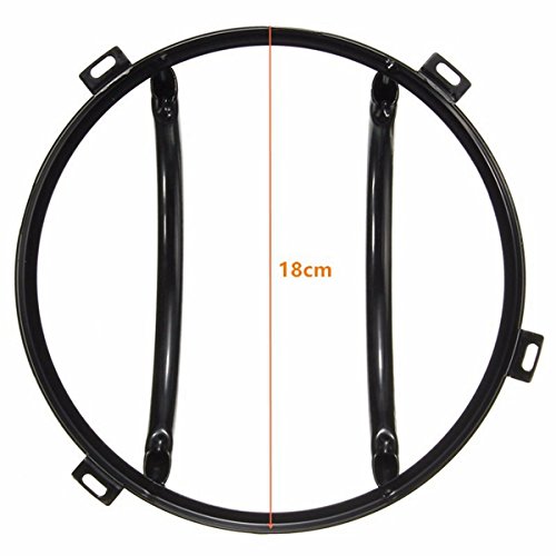 Alamor 2Pcs Fanale Anteriore in Ghisa con Luce di