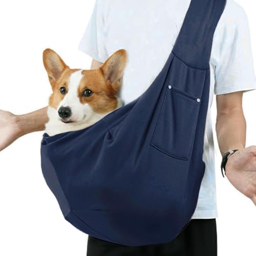 Bolsa de transporte reversible para gatos y cachorros con bolsillo extra 8