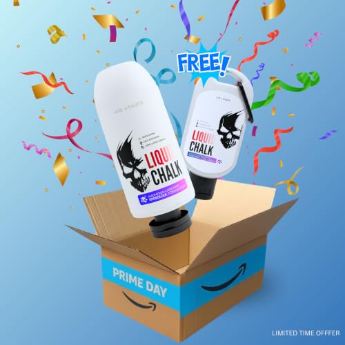 Image of Liquid Chalk for Gym & Weightlifting - Quick Dry, Non-Slip Grip | No Mess, Long-Lasting Hold for Lifting, Crossfit, Climbing & Calisthenics | India's 1st HydroLock Formulation | 6 Month Supply (250ML)