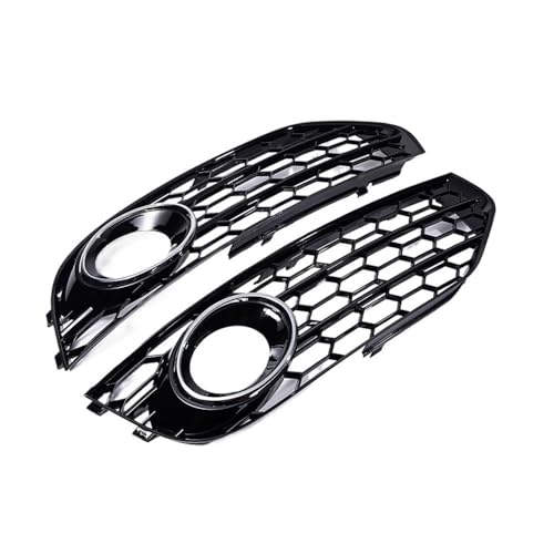 Calandre voiture premium style nid d'abeille et calandres antibrouillard pour A4 B8.5 09-15