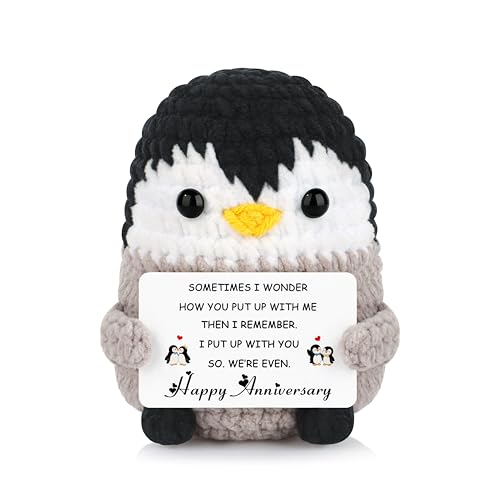 JoycuFF Anniversary Penguin Gifts for Women Men Him Her Husband Wife Boyfriend Girlfriend...