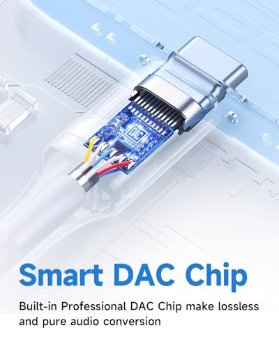 image for Criello USB C to 3.5mm Headphone and Charger Adapter, 2-Pack Type C to