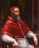 toile de peinture - Gravures d’art moderne Célèbre pape Clément Vii par Sebastiano Del Piombo foration - 55x75cm - sans cadre