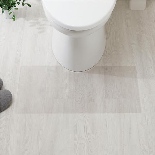 トイレマット 透明 60cm×30cm 1枚 S 日本製 保護 クリア フロア 透明マット カット トイレ 水ハネ 汚れ防止 傷防止 厚さ0.8mm オカモト シンプル 拭くだけ 衛生的 清潔