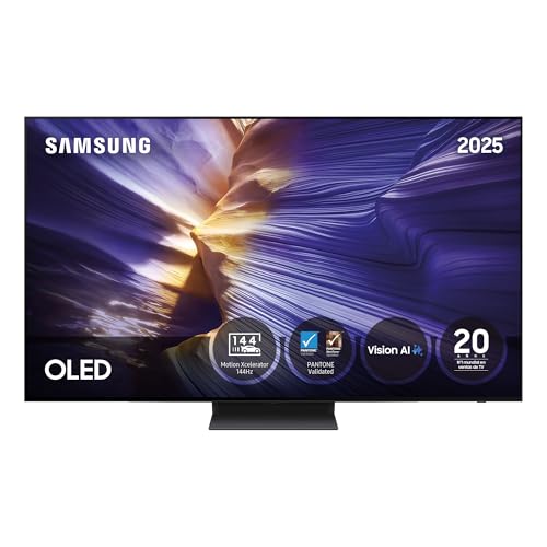 Samsung TV 48 Pulgadas OLED S93F 4K Smart TV con Vision AI, Motion Xcelerator 144Hz y Colores certificados por Pantone