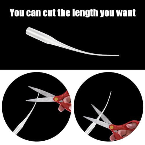 100 Pcs Plastic Glue Tips Glue Micro-Tips Applicator Tips Glue Tip Extender Precision Applicator for Crafting, Adhesive Dispensers, Lab Dispensing, Hobby - Image 4