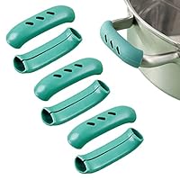 Copri Manici Pentola 8 Pezzi In Silicone - Antiscivolo E Anti-calore, Multicolore, Per Cucina - Foto 4