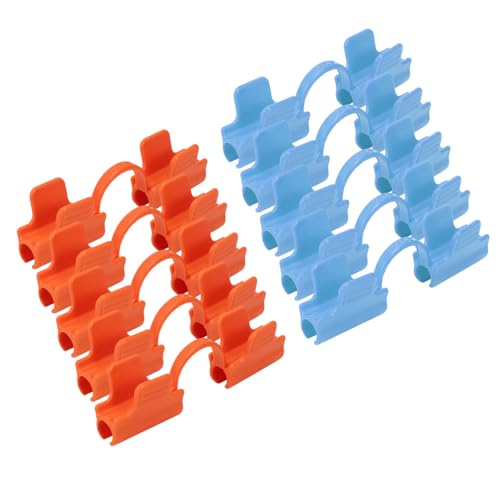 MINAOLULUS 10個 温室フィルムフレームクランプ 家用小型温室用 耐寒防錆グリーンハウスネット固定クリップ 対応 野菜果物カバー取付具