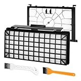 1x HEPA Filter+1x Motorschutzfilter für Siemens Q5.0, 2 Stück Schwarz Staubsauger...