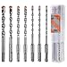 Produktbild HPMAISON Betonbohrer, SDS Plus Bohrer Set 7 tlg. Steinbohrer Set für Beton mit 4 Schneiden 5,6,6,8,8,10,12 x 160mm, Hammerbohrer Betonbohrer Set kompatibel mit Bosch, Hilti, Makita, Einhell uvm.