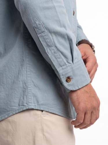Image of Amazon Brand - INKAST Men Solid Cotton Shirt | Casual Wear | Basic Essential Plain Everyday & Office Wear | Full Sleeve | Regular Fit