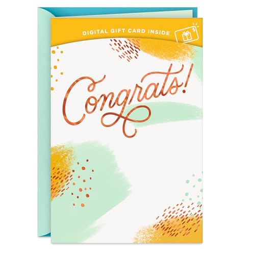 Hallmark Congratulations Gift Card Greeting (Great Reason to Celebrate) Add ...
