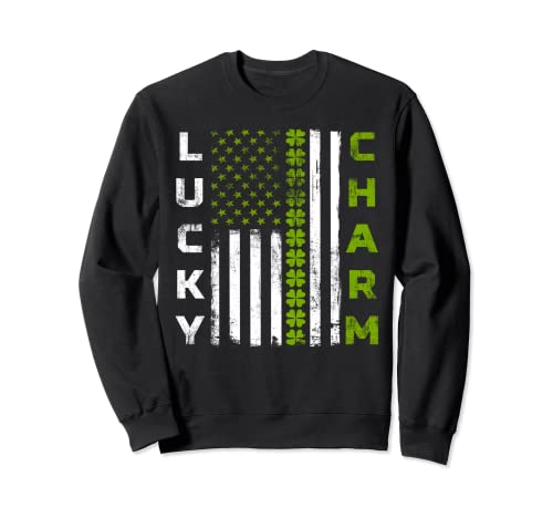 USA Flag Saint Patricks Day Felpa