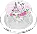 Paris France Inspired Illustration Smartphone PopSockets PopGrip: Swappable Grip for Phones & Tablets PopSockets MagSafe PopGrip for iPhone