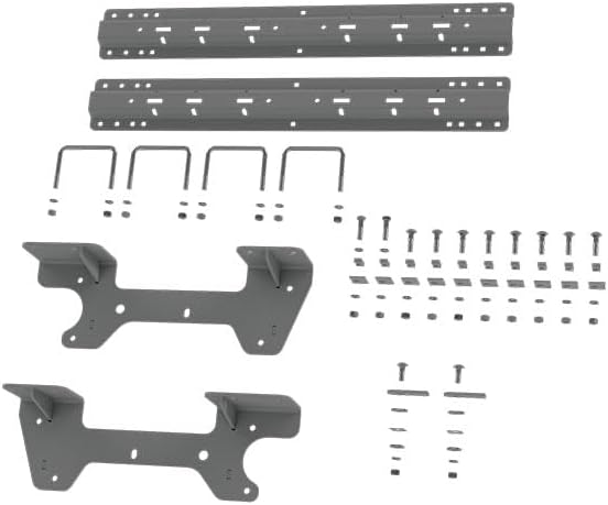 B&W Trailer Hitches Fifth Wheel Hitch Universal Mounting Rails with Custom Installation Brackets - RVK2504