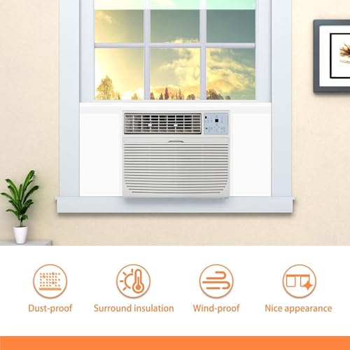 Paneles de aislamiento de espuma para ventanas de aire acondicionado pack de 2 unidades 3
