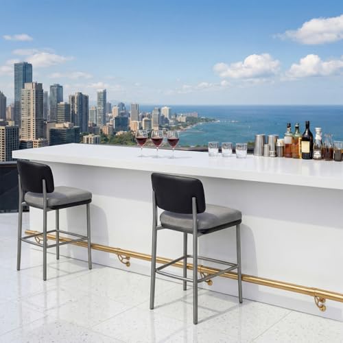 Zonon 8 ft Bar Foot Rail Kit, Tubing Bar Foot Rest, Stainless Steel, Gold by Zonon - Used condition - Image 3