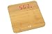 Produktbild TFA Dostmann Personenwaage Bamboo, 50.1011.26, unsichtbares Display, beleuchtete Ziffern, Abschaltautomatik, natur