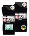 sockenkauf24 Diabetikersocken ohne Gummi & ohne Naht 97% Baumwolle (6 Paar) Diabetiker Socken mit Komfortbund für Damen & Herren 26820 WP (Schwarz 47-50)