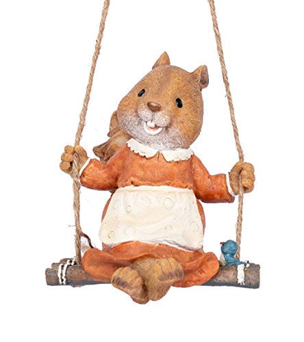 Thedecorshed Hanging Squirrel on Swing for Garden Decor, Garden Trees Decor, Balcony Decor, Squirrel Ideal for Garden Decor, Squirrel Figure, Hanging Animal Figure, (B08T9X7D7W) Amazon Price History, Amazon Price Tracker