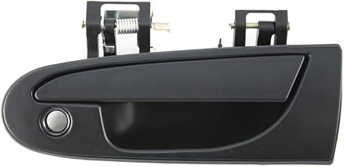 Miniatura 562 de TRQ Manija de puerta exterior delantera izquierda plateada para el lado del conductor compatible con Nissan 370Z 2009-2017