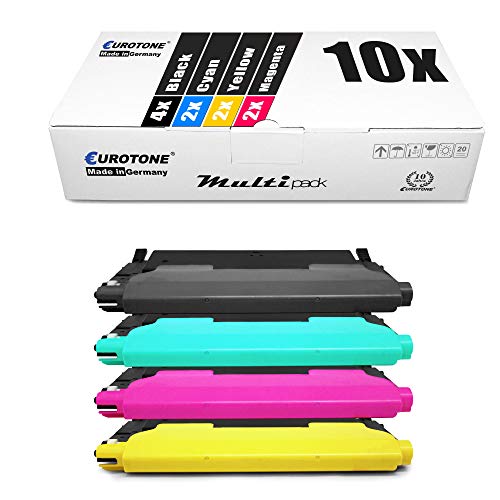 Cartouche CLP 320 CLX 3180 remplacer Samsung CLT-K4072S multipack Eurotone