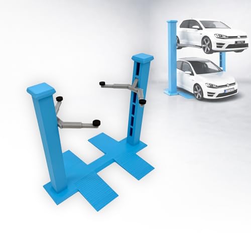 Pont élévateur pour véhicule 1:18 comme kit de construction de voiture modélisme diorama modèle vitrine pour scènes de voiture personnalisées, collections d'affichage et cadeau pour les amateurs