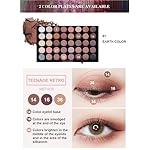 All in One Makeup Kit Professional, 40 Color Eyeshadow Palette, Foundation, Concealer, Contour, Lip Gloss, 20 pcs Brushes Set for Women Teens, Gift Ideal - Image 3