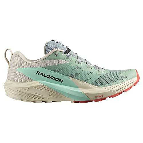 SALOMON(サロモン) SENSE RIDE 5 トレイルランニング シューズ ユニセックス LILYPAD/RAINYDAY/BLEACHEDAQUA 27.5