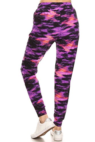 Image of Leggings Depot Premium Jogger Women's Popular Print High Waist Track Pants(S-XL)