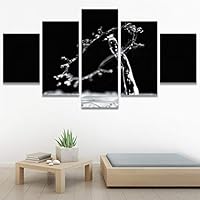 SIGNWIN 5 Panel Canvas Wall Art Modern Art Decorative Decorative Elements Digital Art Multicolor Patterns Urban for Home Decorations Ready to Hang - 60