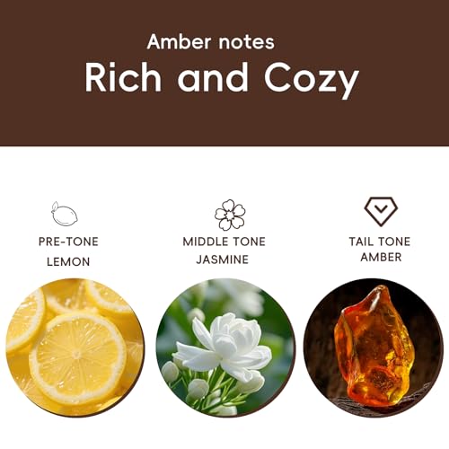 Image of Car Air Freshener Natural Essential Oil Scent, Odor Eliminator and Purifier, Sun Visor Clip Air Freshener for Car(Refill - 3 Pack - Pure Amber)