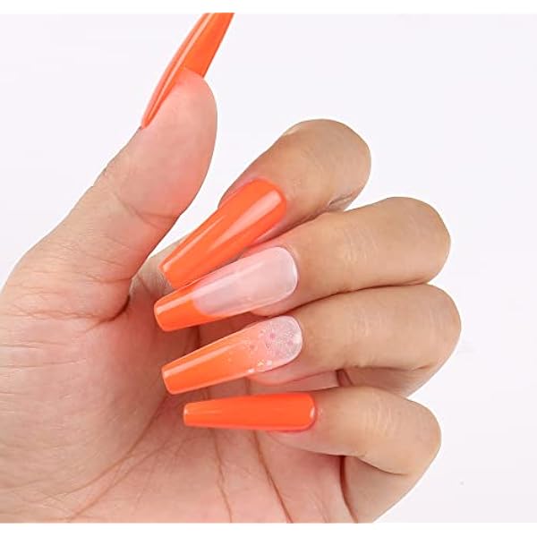 AIMEILI Гель-лак Soak Off UV LED для ногтей — Neon Orange Zest (053) 10 мл