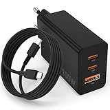 【Ce que vous obtenez】 : Chargeur rapide USB C 100W * Câble de charge de 1, 2 m USB-C vers USB-C * 1. Le produit est livré avec un service après-vente sans souci de 12 mois et vous fournit un esistance par e-mail 24 heures sur 24 et 7 jours sur 7 ! Conseil d'utilisation : Pour une longévité optimale, évitez de le laisser branché en permanence et utilisez-le dans un environnement bien ventilé lors des charges à forte puissance.