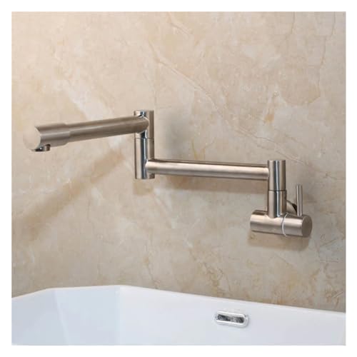 Robinet de cuisine mitigeur à levier unique pliable lavabo noir