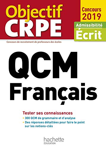 Télécharger Qcm français : Admissibilité Ecrit Livre eBook France